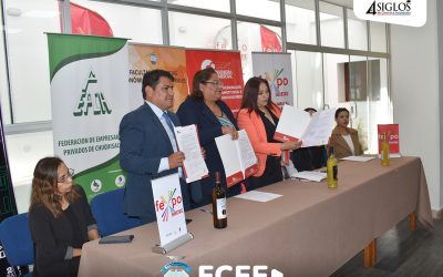 LA ORGANIZACION DE LA FEXPO SUCRE FIRMA CONVENIO INSTITUCIONAL CON LA FCEE