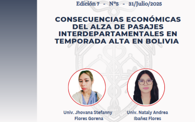CONSECUENCIAS ECONÓMICAS DEL ALZA DE PASAJES INTERDEPARTAMENTALES EN TEMPORADA ALTA EN BOLIVIA | BOLETÍN ECONÓMICO VIRTUAL EDICIÓN 7 – No 5