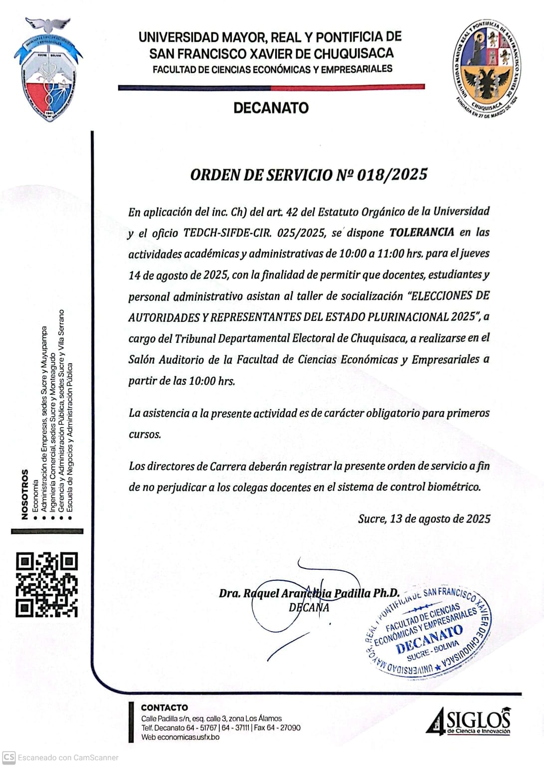 orden se servicio 18