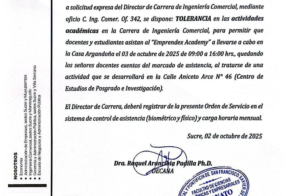 ORDEN DE SERVICIO NRO 30-2025