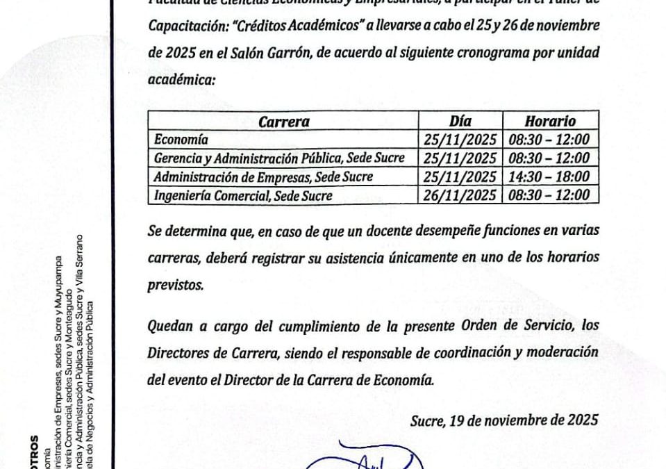 ORDEN DE SERVICIO 33-2025