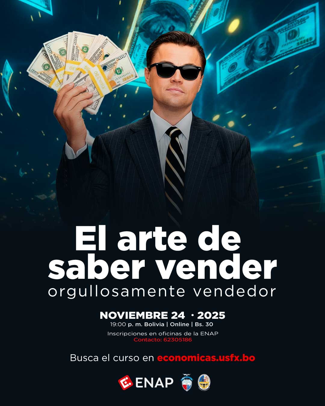 Flyer del curso: El arte de saber vender