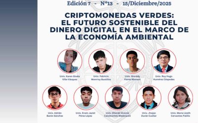 CRIPTOMONEDAS VERDES: EL FUTURO SOSTENIBLE DEL DINERO DIGITAL EN EL MARCO DE LA ECONOMÍA AMBIENTAL | BOLETÍN ECONÓMICO VIRTUAL EDICIÓN 7 No 13