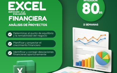 CURSO: EXCEL PARA ANÁLISIS FINANCIERO Y EVALUACIÓN DE PROYECTOS