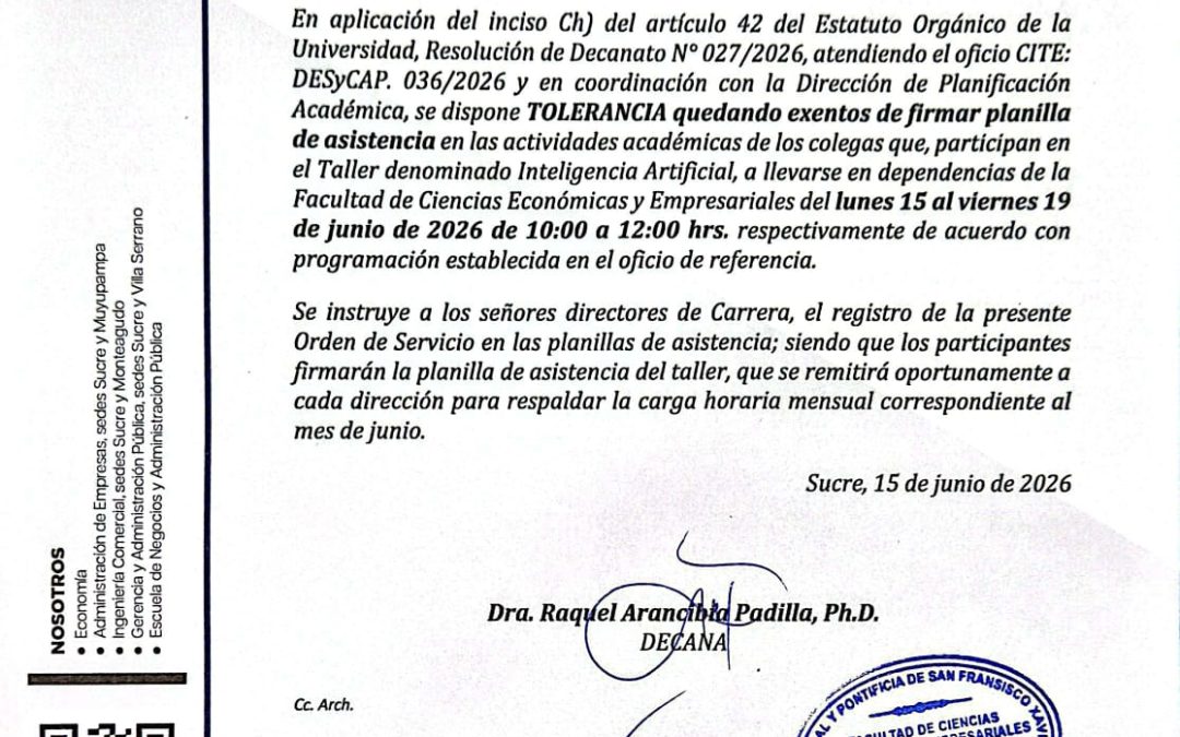 ORDEN DE SERVICIO NRO 29-2026